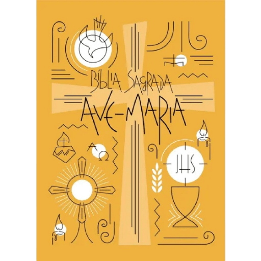 Bíblia Sagrada Ave-Maria - Capa Símbolos