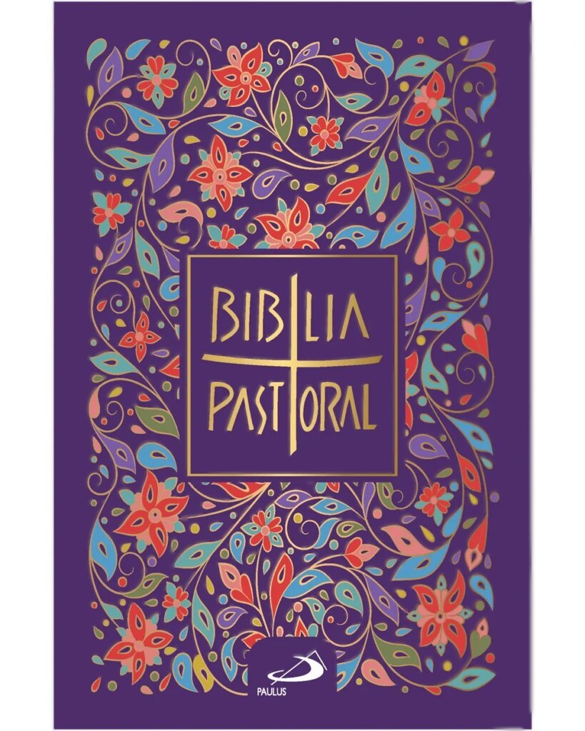 Bíblia Pastoral - Floral - Capa Cristal- Edição Especial - Paulus Editora