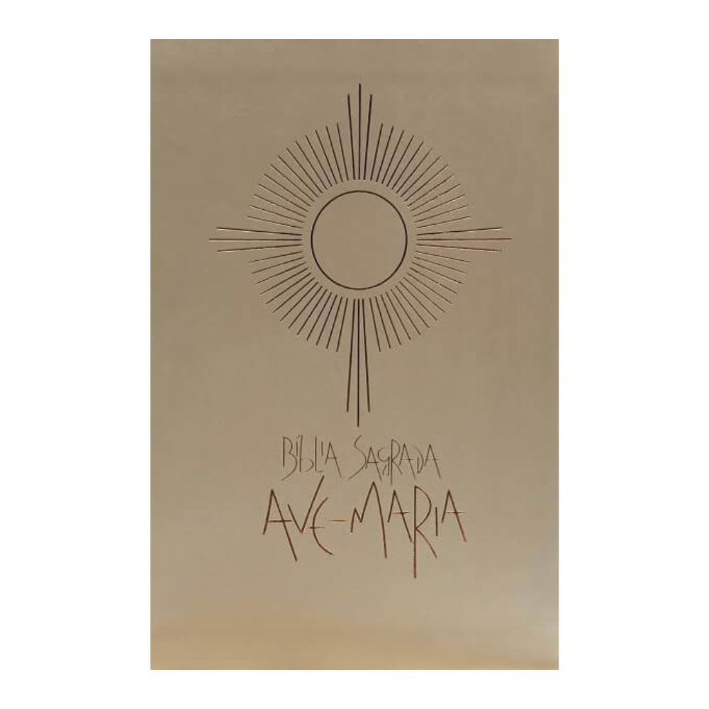 Bíblia Ave Maria Capa Eucaristia Frei Gilson