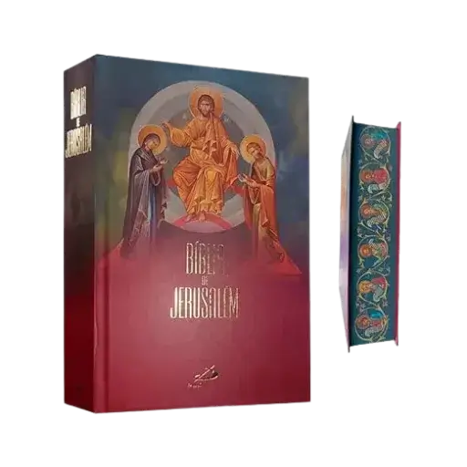 Bíblia de Jerusalém - Média Capa Cristo