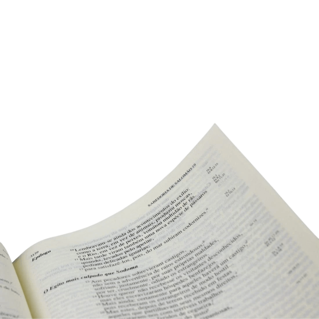 Bíblia de Jerusalém Média Encadernada Capa dura Edição de Estudos