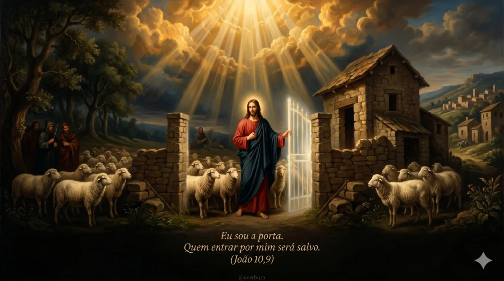 Eu Sou a porta. Jo 10, 9