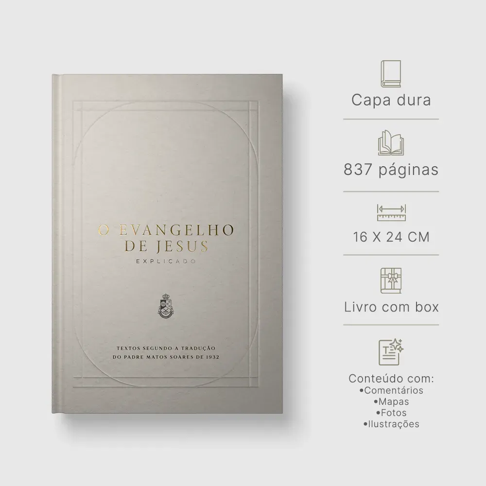 Livro O Evangelho de Jesus Centro Dom Bosco detalhes