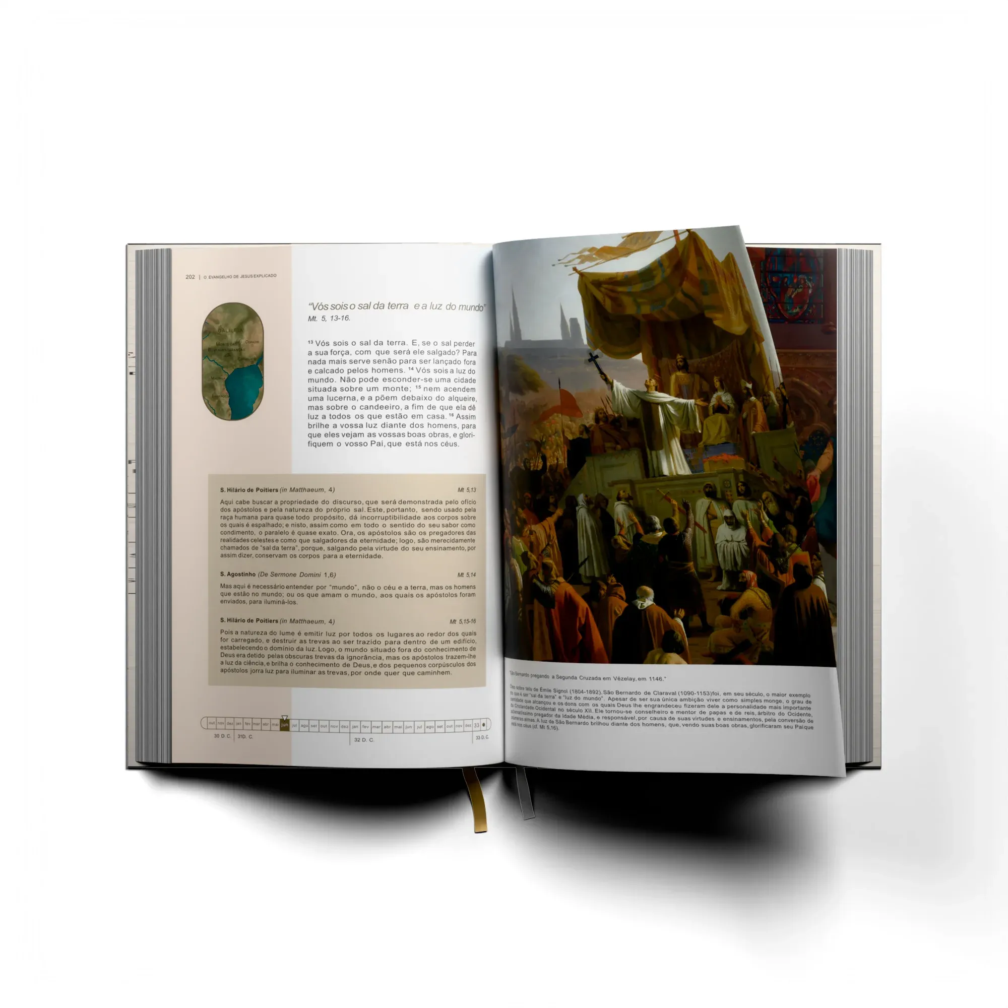 Livro O Evangelho de Jesus Centro Dom Bosco interior das páginas